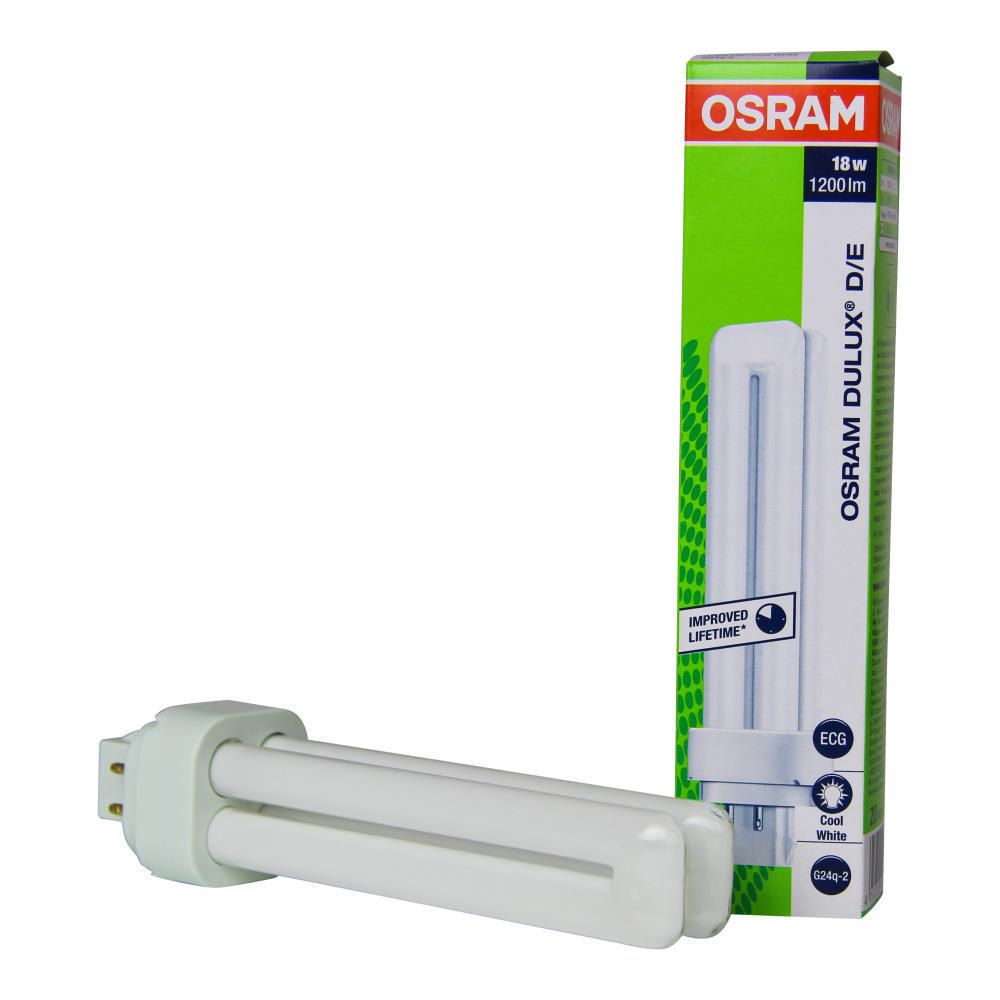 Osram Dulux D/E 18W 840 | Kaltweiß - 4-Stift Osram Dulux D/E 18W 840 | Kaltweiß - 4-Stift