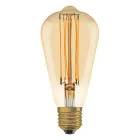 Ledvance Vintage 1906 LED E27 Edison Gold 5.8W 470lm - 822 Extra Warmweiß | Dimmbar - Ersatz Für 40W