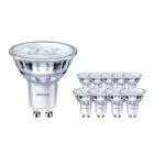 Mehrfachpackung 10x Philips Corepro LED Spot GU10 PAR16 4.6W 370lm 36D - 830 Warmweiß | Ersatz für 50W