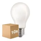 Mehrfachpackung 10x Philips Corepro LED Glühbirne E27 Birne Matt 10.5W 1521lm - 827 Extra Warmweiß | Ersatz Für 100W